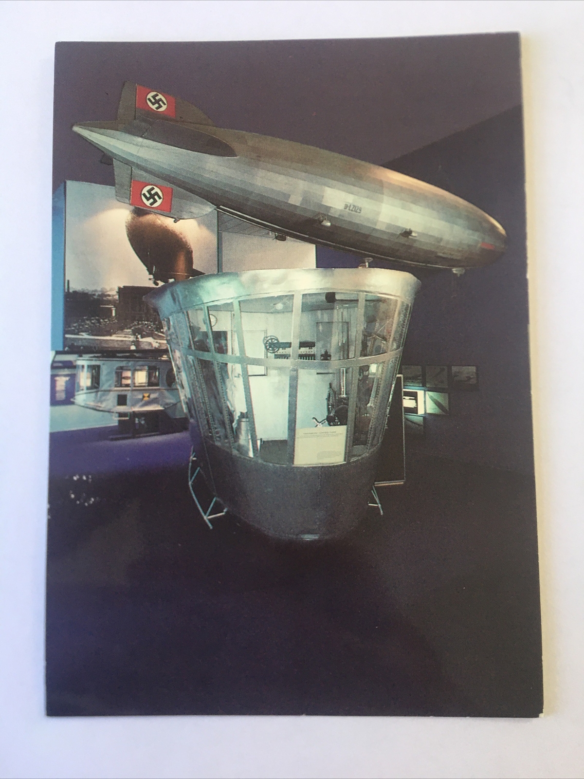 Reproduction Hindenburg Smithsonian Institution Vintage Postcard