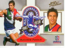 2006 Select AFL Supreme All Australia Team Card AA11 Matthew Pavlich (Fremantle)