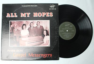 GOSPEL MESSENGERS ALL MY HOPES LP 12'' GOSPEL XIAN PRIVATE PRESS
