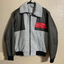 90s Snap-On Tools FLEECE Jacket Size MED Swingster made in USA rare style