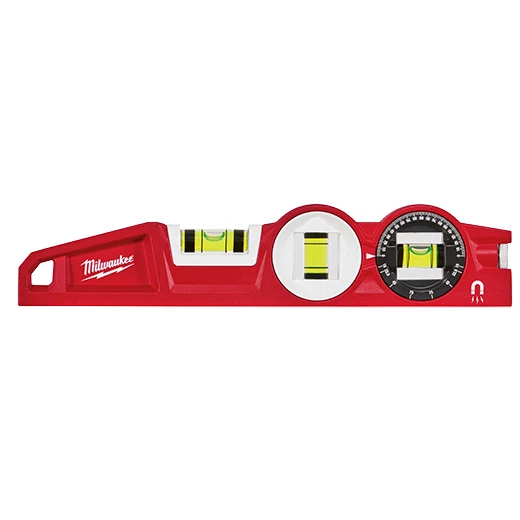 Milwaukee 48-22-5210 10" Nivel de torpedo fundido a presión con frasco de bloqueo de 360 grados