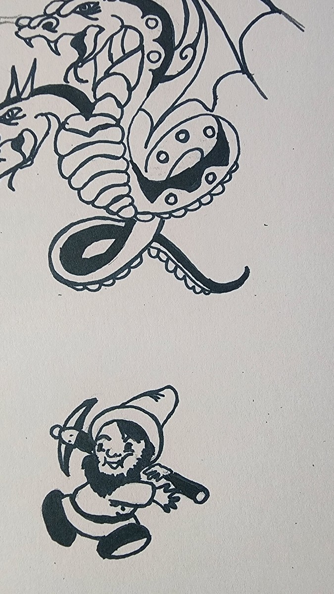 Rare 1960's Tom Pellettiere Milton Zeis Vintage Tattoo Flash