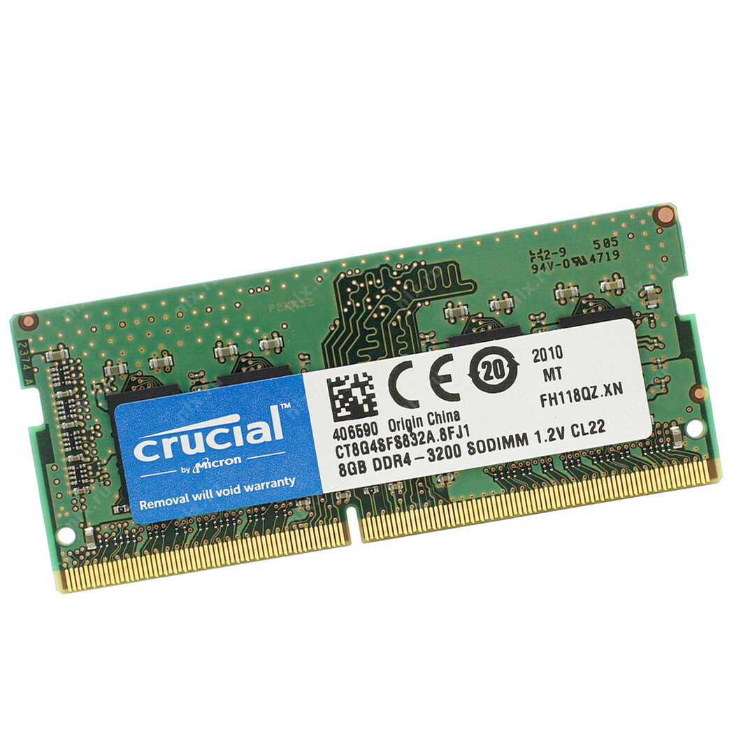 Crucial 8GB DDR4 3200 260-pin SODIMM Laptop Memory CT8G4SFRA32A - anyITparts