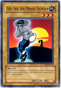 Chu-Ske the Mouse Fighter - DR3-EN123 - Common - Unlimited Edition x3 - Near Min