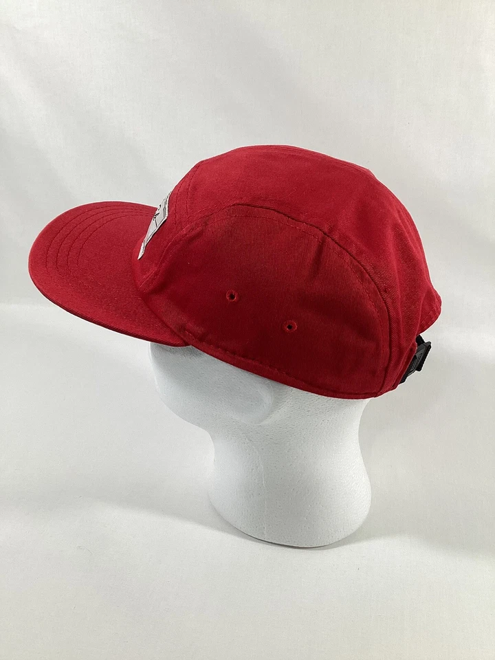 Gorra Hawaiana Salt 5 Paneles Ajustable Rojo 100% Algodón Aloha OSFM Foto 3 de 4