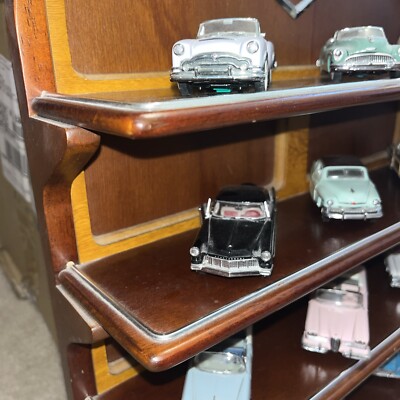 The Classic Cars of the 50's★ミニカー用木製シェルフ Classic Cars of the Fifties Franklin Mint 50's Model Display Shelf
