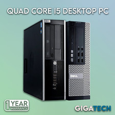 Fast Cheap Quad Core i5 Desktop SFF 32GB RAM HDD And SSD Windows 10 PC Computer