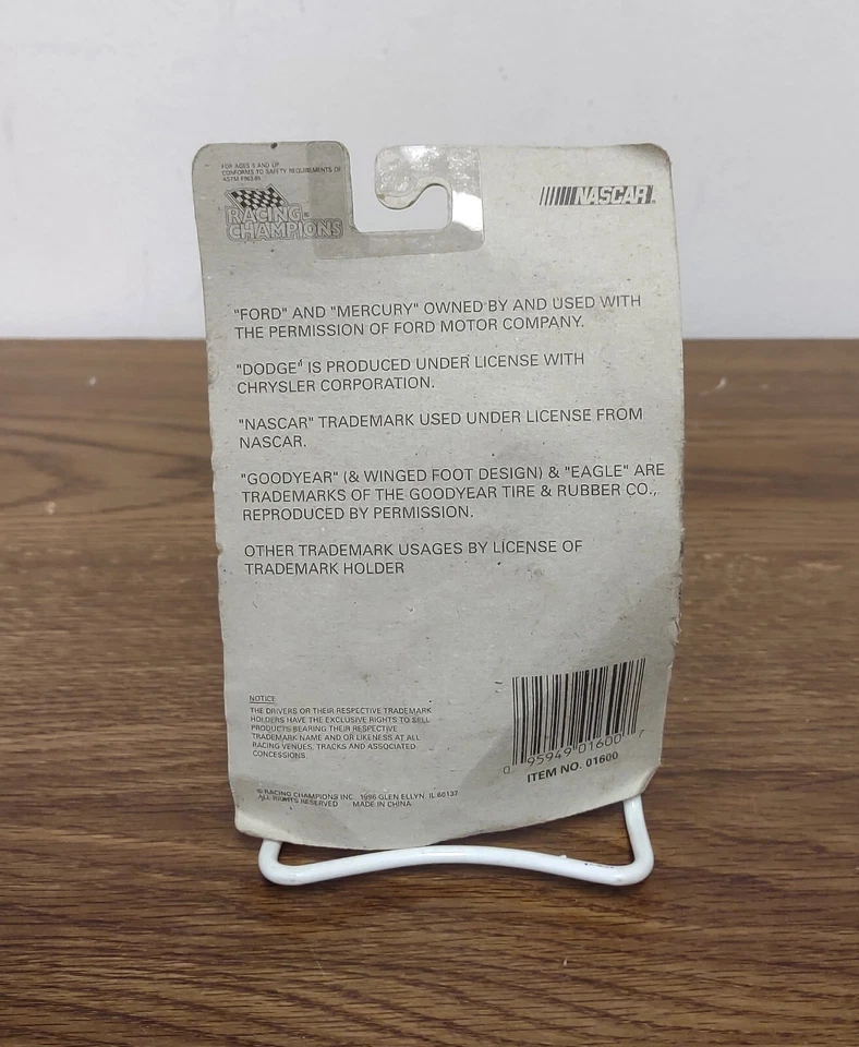 Racing Champions NASCAR Classics 1:64 Benny Parsons #72 1969 Mercury Cyclone N23 - Image 2 of 3