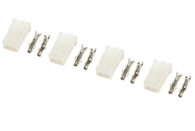 (1,98 EUR/Stück) G-Force RC - Steckverbinder AMP Goldkontakt - (4 Stück)