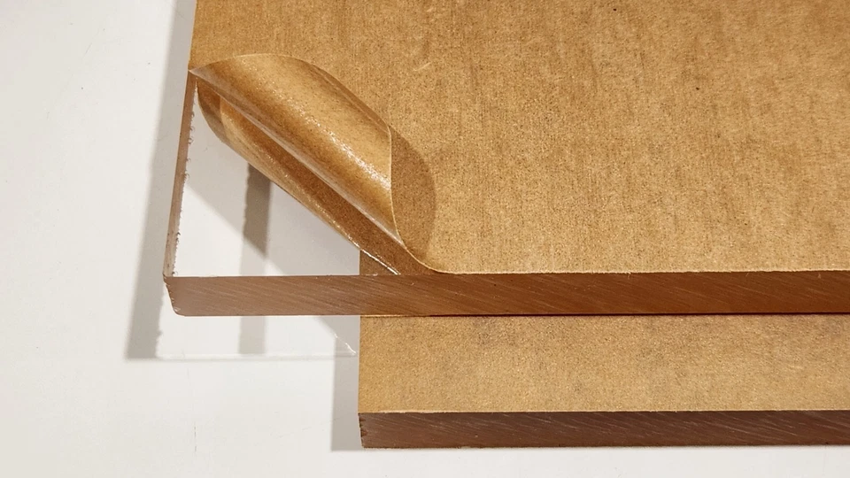 (2) ACRYLIC CELL CAST SHEET CLEAR 0.50" X 12.00" X 24.00" LOT OF 2 - Image 2 of 2