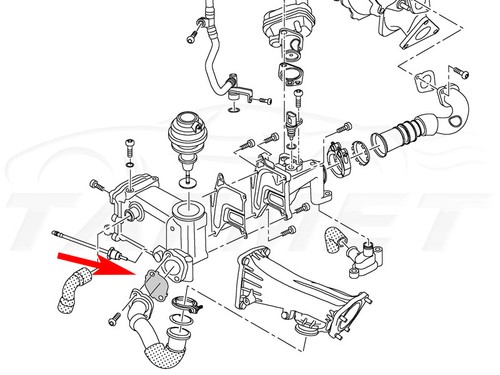 121. AGR Dichtung für VW Touareg Audi A4 A5 A6 A8 2.7 3.0 TDI - Picture 2 of 3