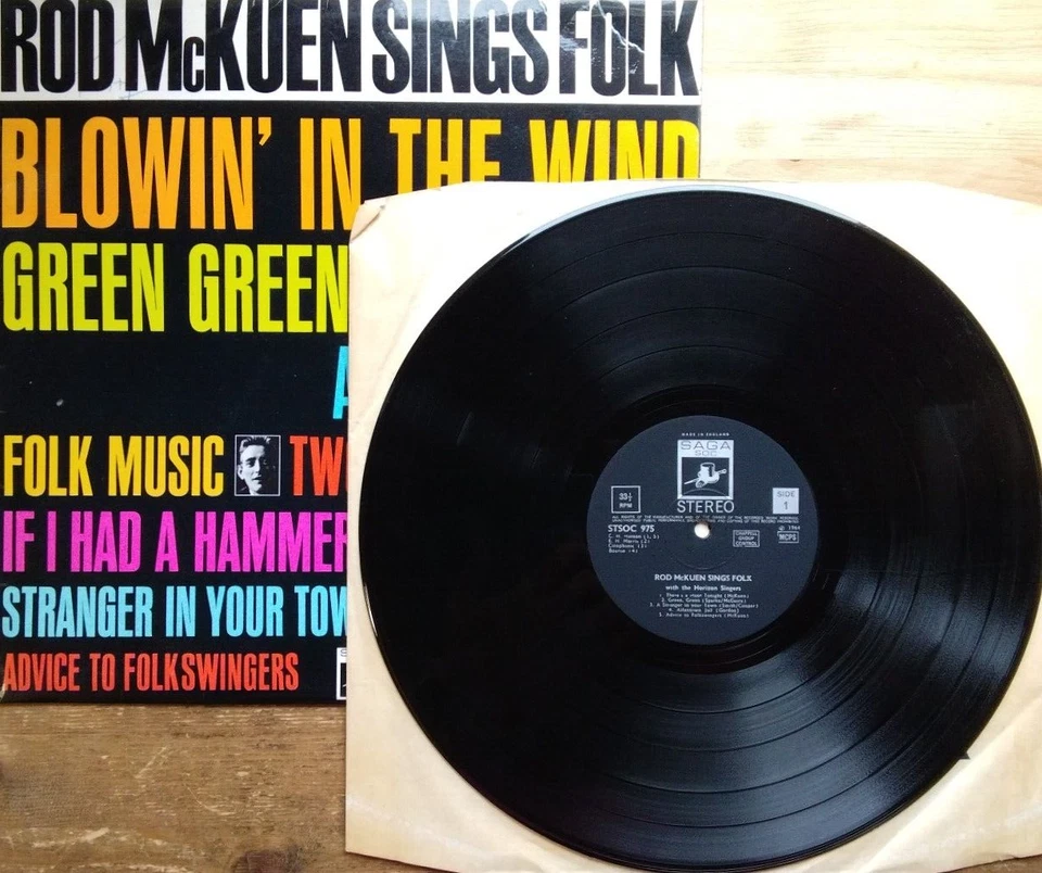Rod McKuen Sings Folk with the Horizon Singers VG Vinyl LP Record Album SOC975 - Image 3 of 4
