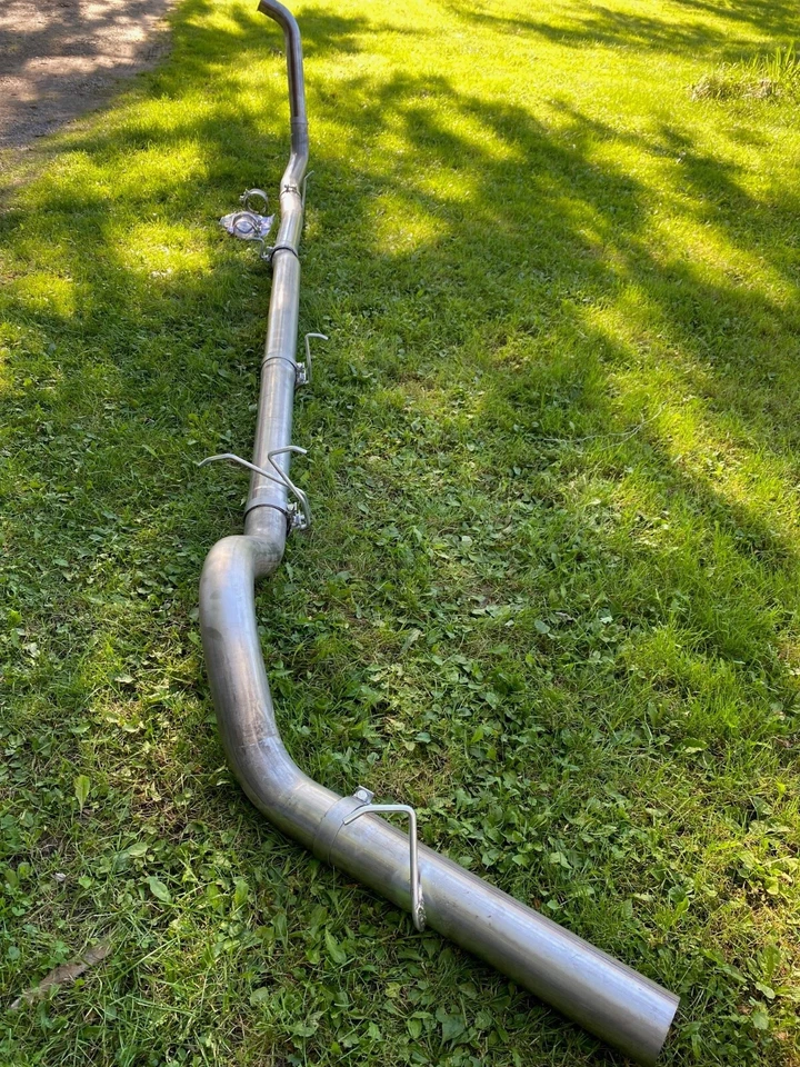 Exhaust Pipe Kit 2003-2007 Ford F250 F350 Powerstroke 6.0 409 Stainless Steel - Image 2 of 4