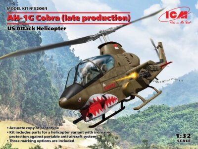 ICM 32061 1/32 AH-1G COBRA (Late Production), US Attack Helicopter