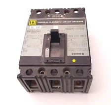 Schneider Electric FAP36025MT Circuit Breaker 600v AC/250v DC, 25 Amps, 3 Poles