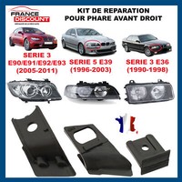 Satz Von Reparatur Scheinwerfer Rechts Nuckel FüR BMW E36 E90 E91 E92 E93 E39