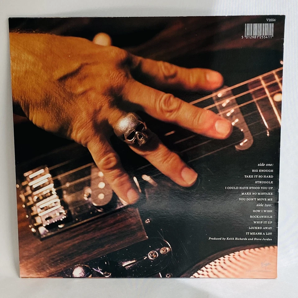 Keith Richards - Talk Is Cheap 1988 Virgin AU Pressing 12" Vinyl LP #V2554 - Image 2 of 4