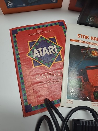 Star Raiders ATARI 2600 Game CIB With Controller , Big Boxes Tested 1982 - Picture 5 of 10