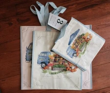 LOT OF 3  Reusable Shopping Bags-Totes