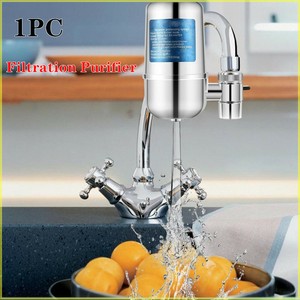 Steel Faucet Water Filter For Kitchen Sink Mount Filtration Tap