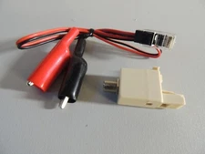 2 pcs one RJ45 to alligator clips + One RJ45 to "F" Type ~ Test Cable Assembly