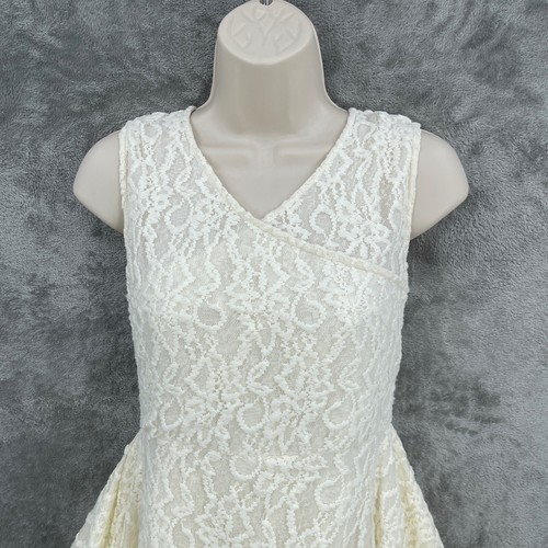 Magpie & Mabel Lace Dress Ruffle Tiered Birthday Party Event Boho Girl Size 14 - Picture 4 of 14
