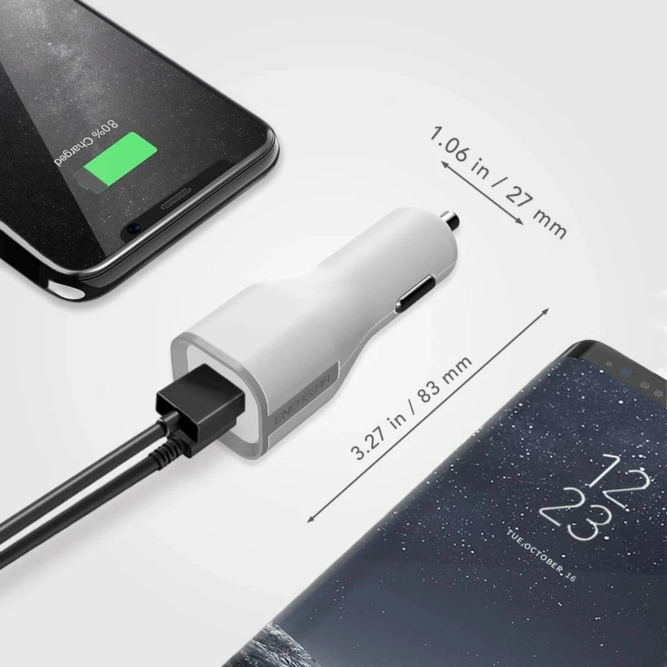 Cargador de Coche 30W USB-C PD PLUS Cable USB-C a C, Listado por UL y Certificado USB-IF Foto 4 de 4