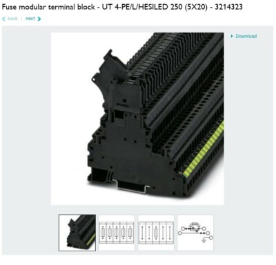 3214323 1 Piece Phoenix Contact Terminal Blocks Brand New FREE SHIPPING ...