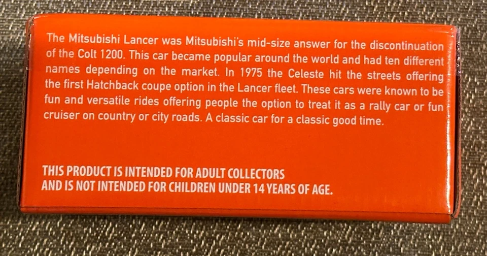 2023 Matchbox Mattel Collector 1975 MITSUBISHI LANCER CELESTE 1:64 Free Shipping - Image 2 of 3