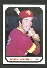 1981 TCMA Albuquerque DUKES #22 BOBBY MITCHELL Chatsworth CALIFORNIA Northridge 