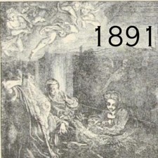 1891 CORREGGIO Parma School ART High Italian Renaissance VICTORIAN ERA PRINT