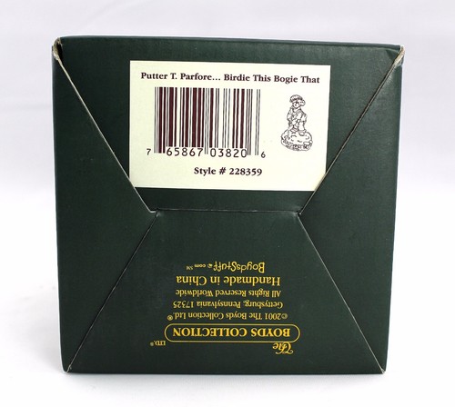 BOYDS BEARS # 228359 PUTTER T. PARFORE Birdie This Bogie That 2001 Box - Picture 11 of 11