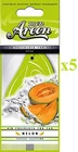 5 x Mon Areon Melon Car Air Fresheners Quality Perfume Home Office Taxi Scent