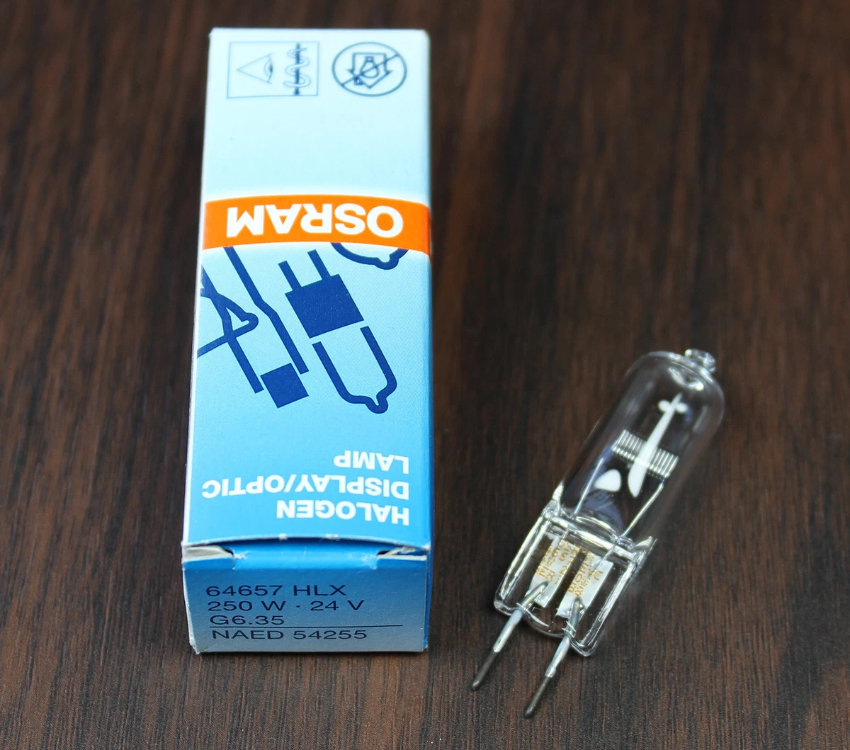 OSRAM HLX64657 64657 250W 24V G6.35 XENOPHOT OPTIC LAMP 300H bulb