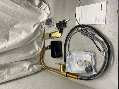 Kohler 22036-2MB Simplice Touchless Pull Down Kitchen Faucet Brass