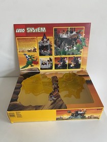 LEGO CASTLE 6082 Fire Breathing Fortress w/ Box Instructions Poster Complete