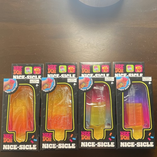 Nee Doh Nice-Sicle Tactile Squeeze Fidget Toy, Multicolor, Ages 3+ 3-4Y. Games.