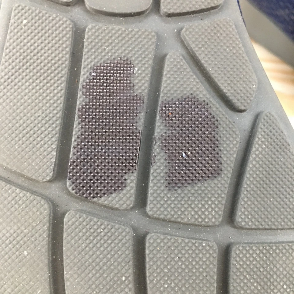 Propet Mujer 10 Azul Marino Tejido Cuña Planos Cómodos Sin Cordones Informales Zapatos para Caminar Foto 3 de 4