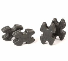 Limbsaver TwistLox Split Limb Compound Bow Dampener 4-Pack Black 4720