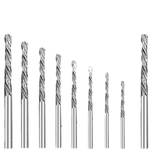 Trapano avvitatore HSS diamantato 0,8 mm-3 mm per vetro gioielli porcellana giada - Foto 15 di 15