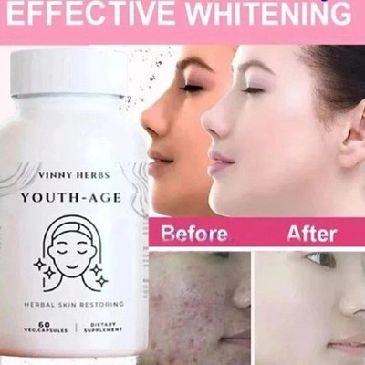 Glutathione Glow Anti-aging skin Whitening 60 Capsules for Women Men Product