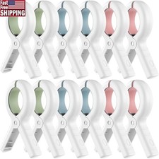 12 Pack Heavy Duty Beach Towel Clips Non Slip Plastic Clothespins Outdoor Use