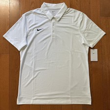 Men's Nike Dri-Fit Franchise Golf Polo, Size - L, White, CI4470-100, NWT