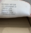 Calvin Klein Men’s Magnus Shoes Size 12 Suede Loafers Red Orange Horsebit  — photo 5