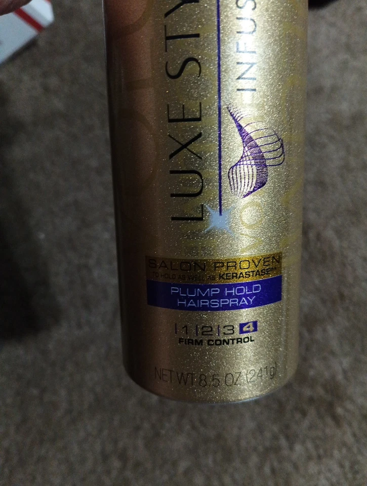 Suave Professionals Luxe Style Infusion 4 spray para el cabello firme de sujeción regordeta 8,5 oz *abolladura Foto 3 de 4