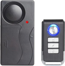 Wireless Anti-Theft Vibration Alarm, 110Db Loud Sensitivity Adjustable Motion Se