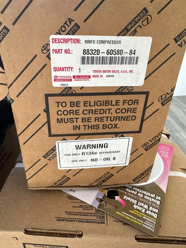 Compresor de aire acondicionado Toyota 4Runner 1994-2002 4x4 OEM 88320-60580-84 Foto 2 de 4
