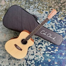 Cole Clark Studio SAN1EC-SMAH Acoustic-Electric Guitar, Spruce Mahogany, NAMM