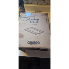 Box of 6 Brand New Cambro GripLid Clear Covers – 20CWGL135 – 1/2 Size Pans 