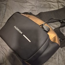 Password Lock Anti-theft Waterproof Oxford Cloth Shoulder Bag Men's Chest Bag